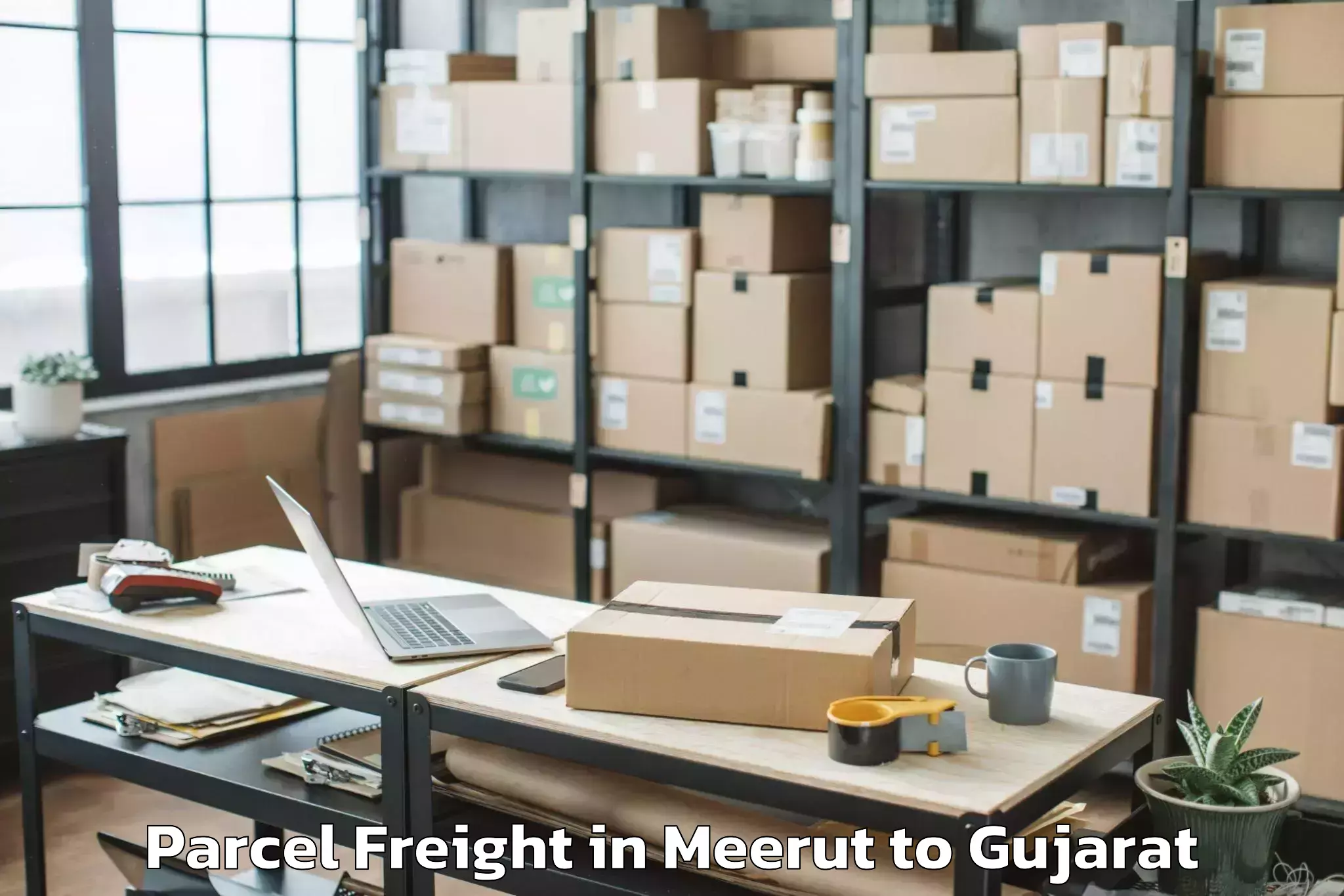 Trusted Meerut to Salaya Parcel Freight